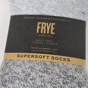 Frye Accessories - FRYE supersoft 2 pack boot socks NWT gray/black Frye Accessories - FRYE supersoft 2 pack boot socks NWT gray/black